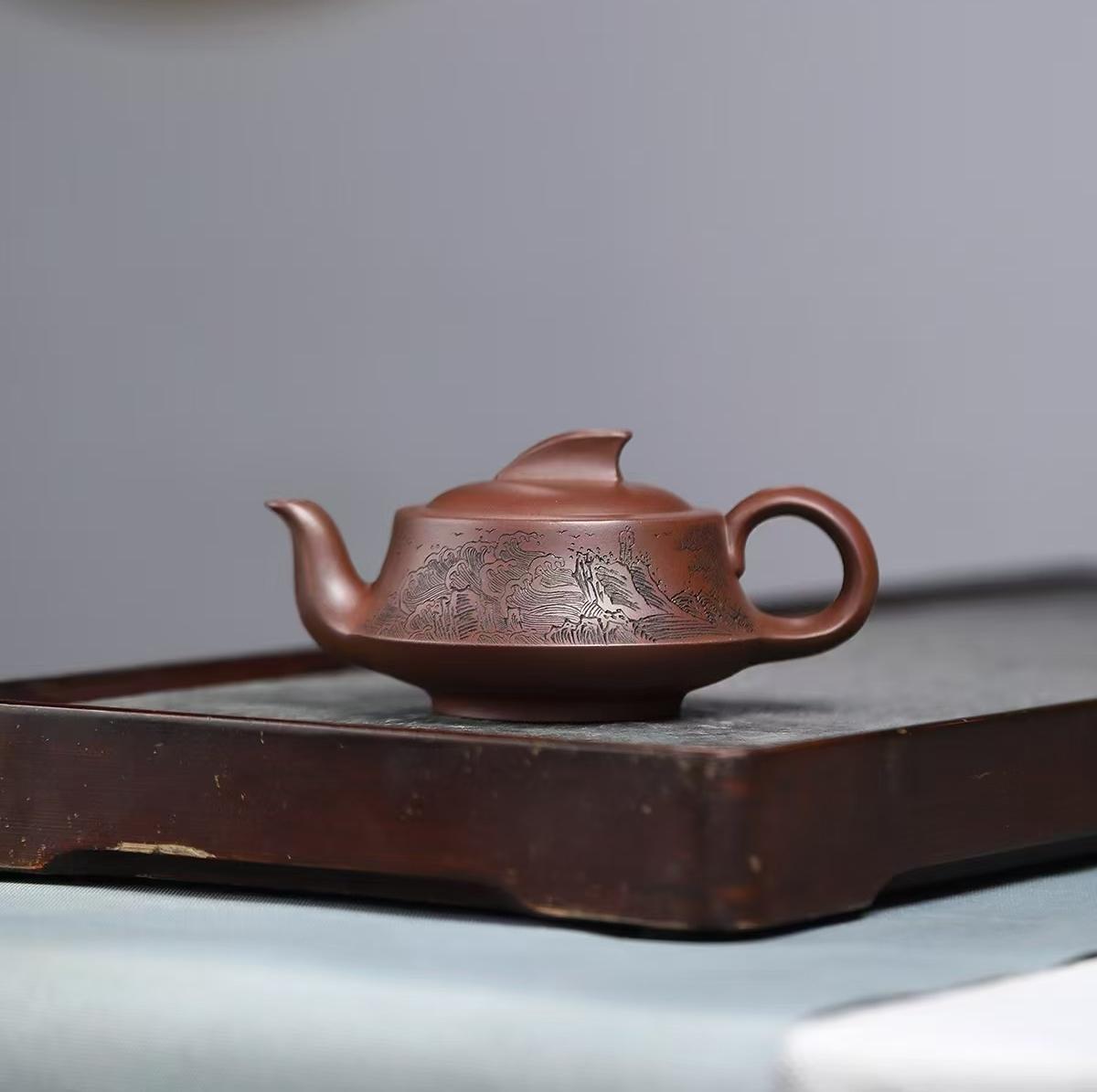 Purple Clay Teapot