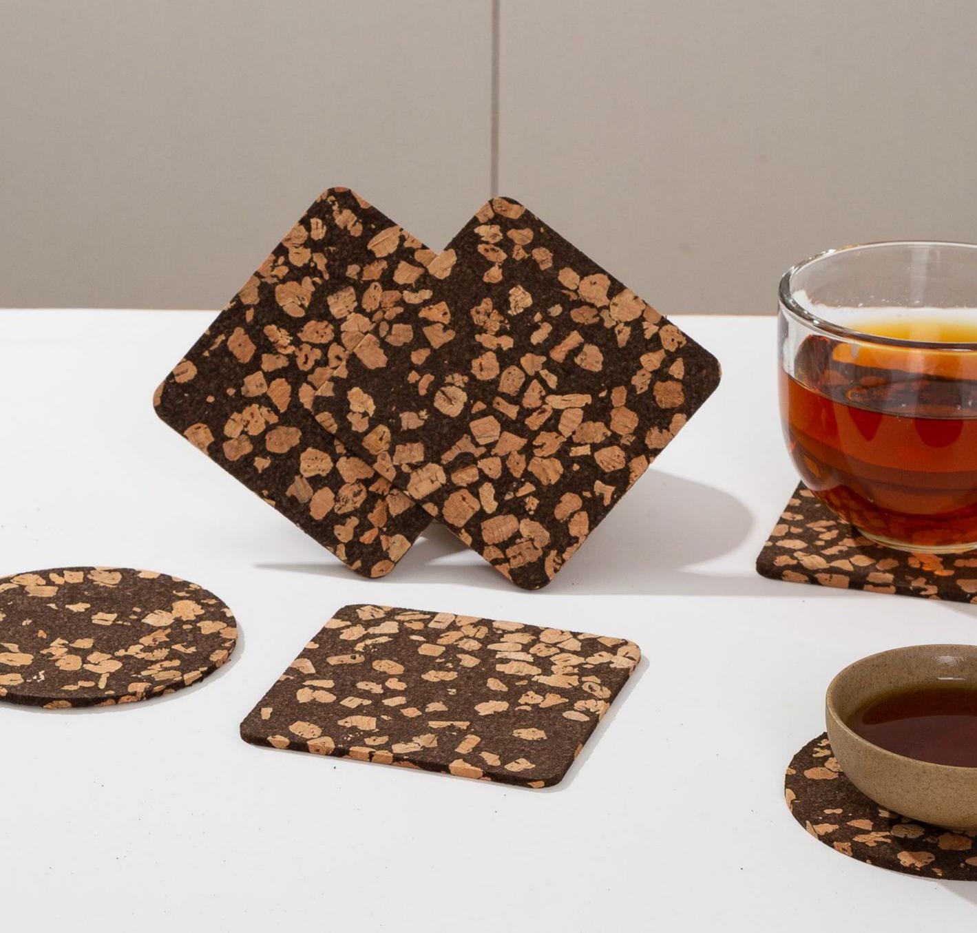 Recycled collection of Coffee Grounds